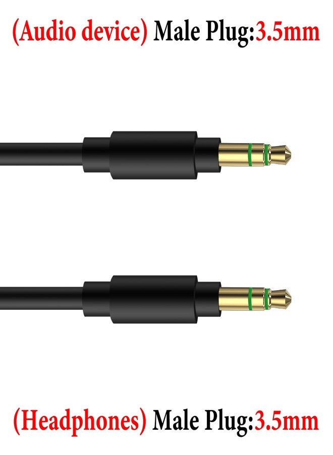 Geekria Audio Cable Compatible with Anker Soundcore H30i, Space One, Q11i, Life 2 Neo/Active, Q30, Q35, Q20i, Q45, Vortex, 3.5mm Aux Replacement Stereo Cord (4 ft / 1.2 m) - Image 3