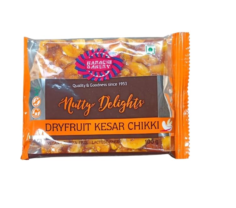 Karachi Bakery بسكويت كيسار من مخبز كراتشي، فواكه مجففة، 100غ - Image 1
