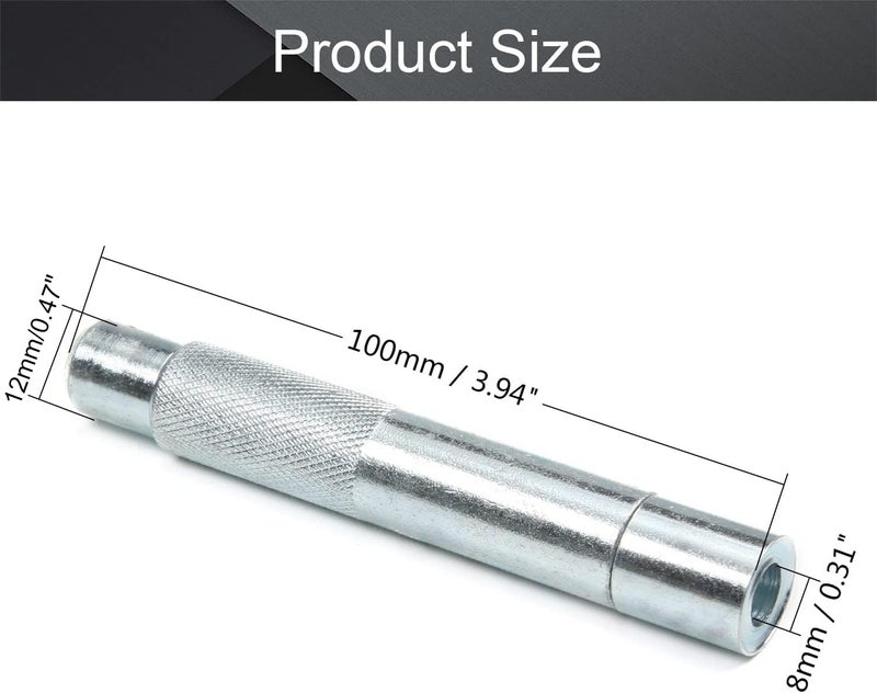 Utoolmart Eyelet Hole Punch Die Tool, 8mm Grommet Setter Hollow Punch for Leather Craft Clothing Handbag Fabric Curtain Jacket Rivet Setter (600#) - Image 2