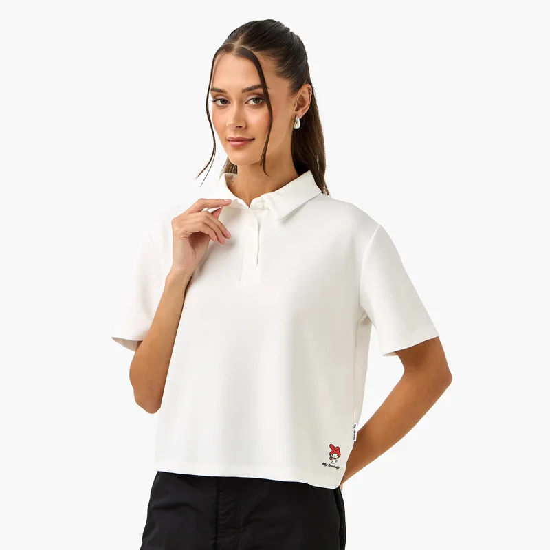 اس بي كاركترز My Melody Print Polo T-shirt