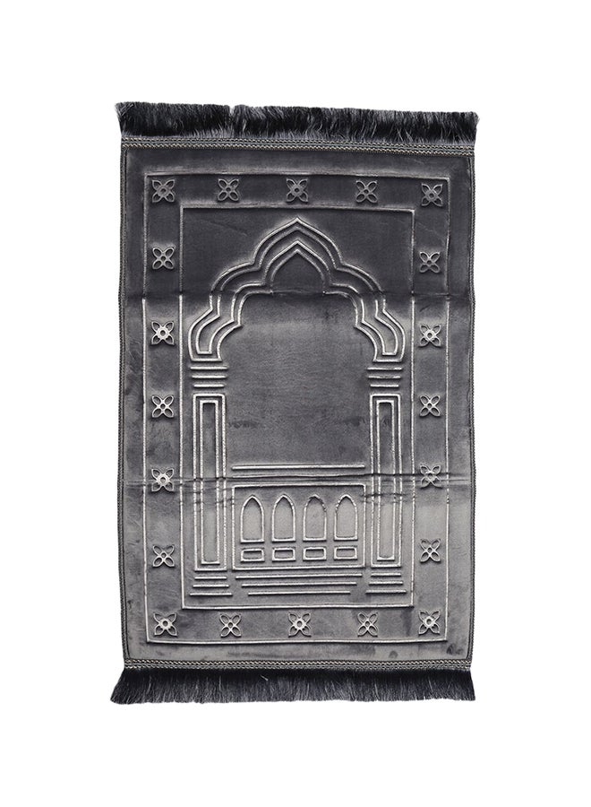 سندس سجادة صلاة بتصميم مبتكر رمادي فاتح - Image 1