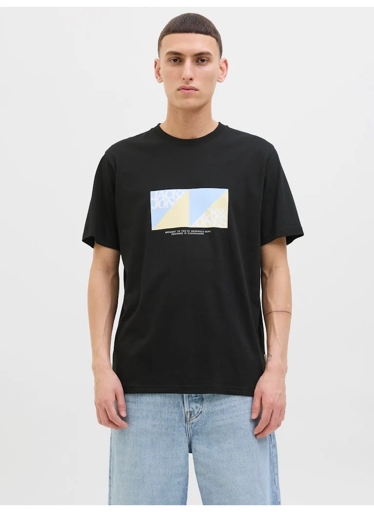 JACK & JONES Jortavira Branding Crew Neck T-Shirt