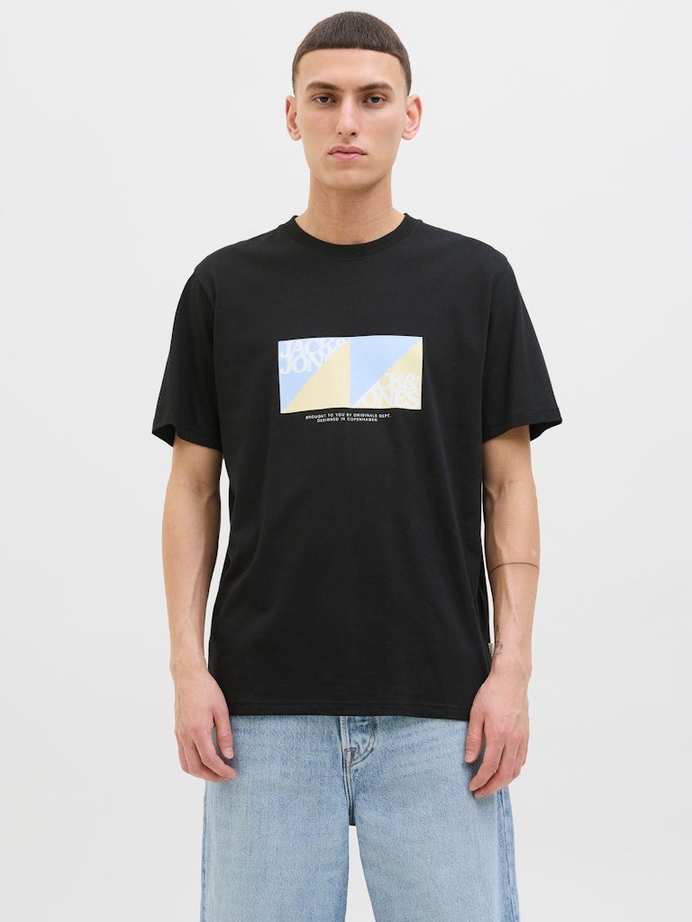 JACK & JONES Jortavira Branding Crew Neck T-Shirt  - Image 1