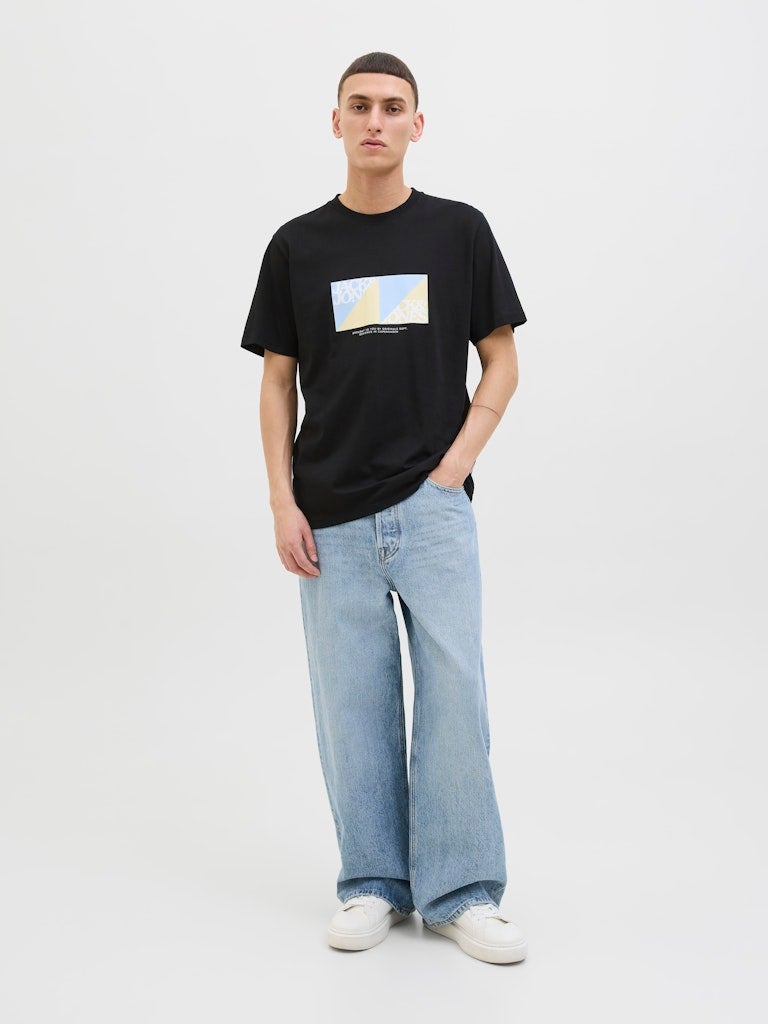 JACK & JONES Jortavira Branding Crew Neck T-Shirt  - Image 4
