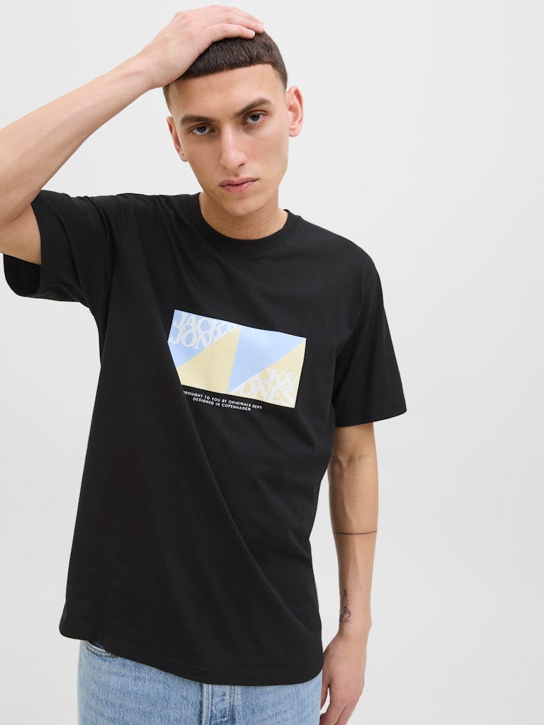 JACK & JONES Jortavira Branding Crew Neck T-Shirt  - Image 3