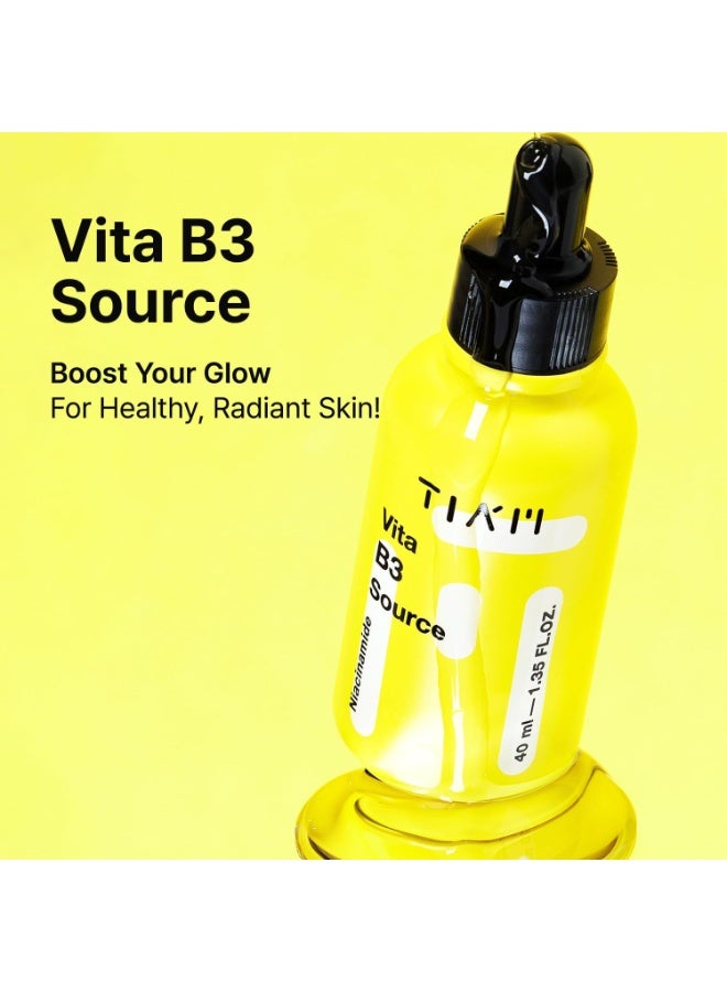 TIA'M TIAM Vita B3 Source, Niacinamide Serum, 10% Niacinamide (Vitamin B3), 2% Arbutin Serum, Age spot, Hyperpigmentation, Dark spot, 1.35 Oz - Image 3