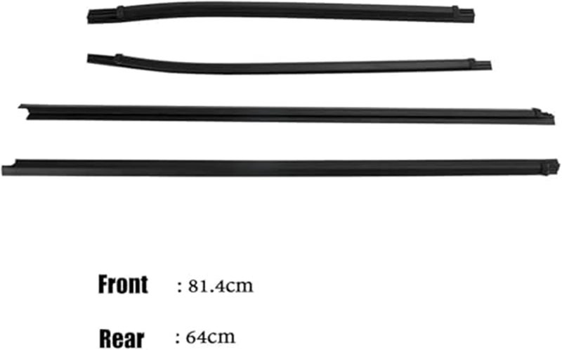 Wivplex Car Window Weatherstrips for Isuzu D-Max - Image 2
