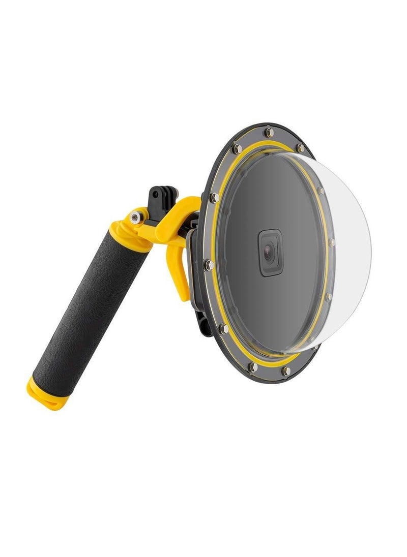 Generic - 6'' Dome Port 30M Waterproof Housing Case with Floating Handle Trigger for GoPro Hero 9 Black Underwater Cover - Image 1