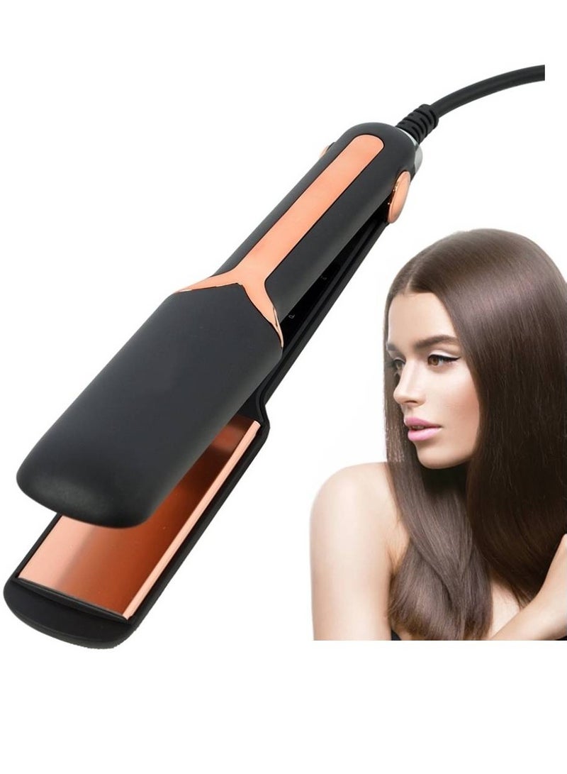 Rabos Hair Straightener Portable Straight Infrared Volume Temperature Professional Hair Straightener Curler Hair Flat Home - Image 1