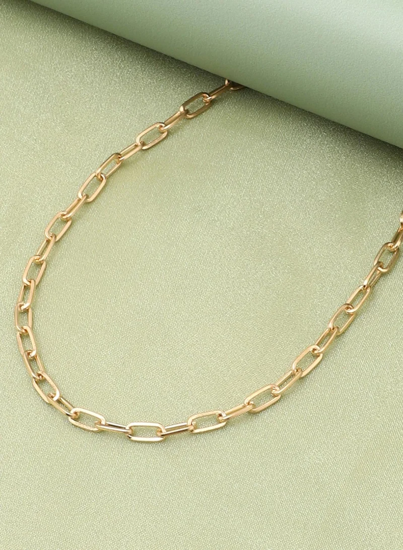 SOHI Link Artificial Chain Necklace Jewellery