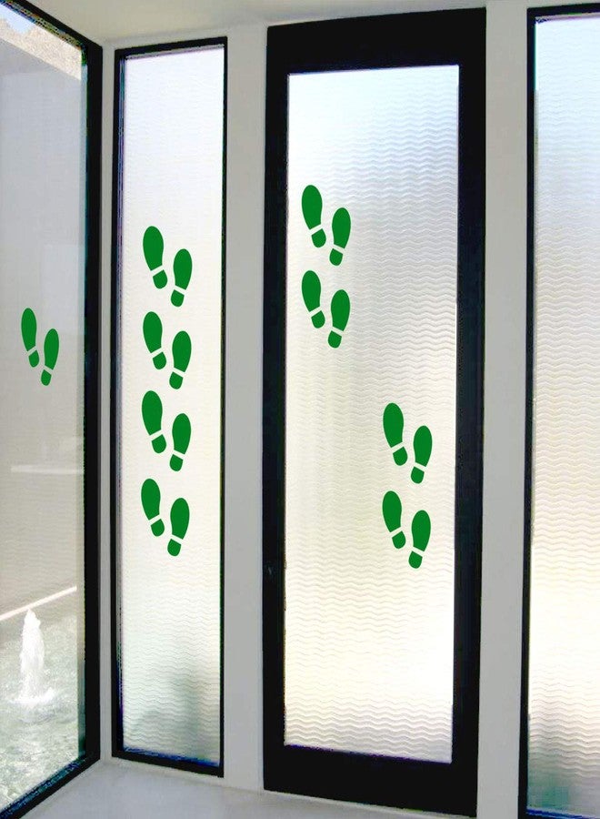 SKYCOOOOL 20 Pairs 40 Prints Green Kids Size Shoes Footprint Stickers Decals for Floor Wall Stairs to Guide Directions Celebrate St. Patrick's Day by SKYCOOOOL - Image 2