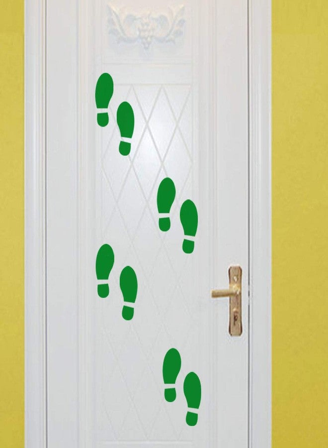 SKYCOOOOL 20 Pairs 40 Prints Green Kids Size Shoes Footprint Stickers Decals for Floor Wall Stairs to Guide Directions Celebrate St. Patrick's Day by SKYCOOOOL - Image 4