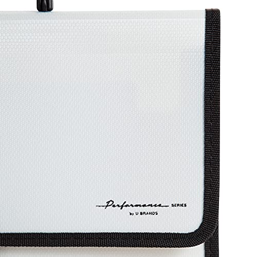 U Brands Gray Expandable 26-Pocket Performance Poly File Folder with Handle Office Supplies, 13” x 10.83” x 2.5” - Image 5