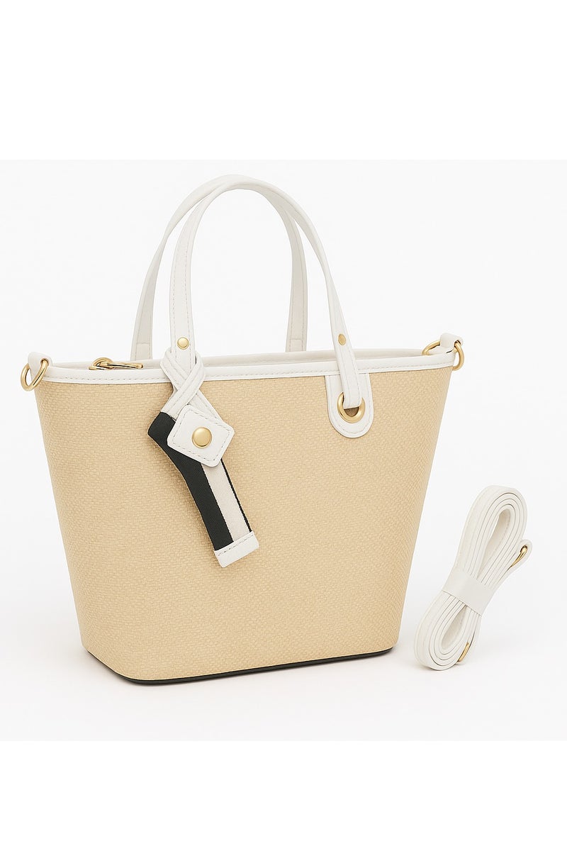 Elegant Women’s Summer Tote Bag with Inner Pouch – Stylish & Practical Design  - Image 1