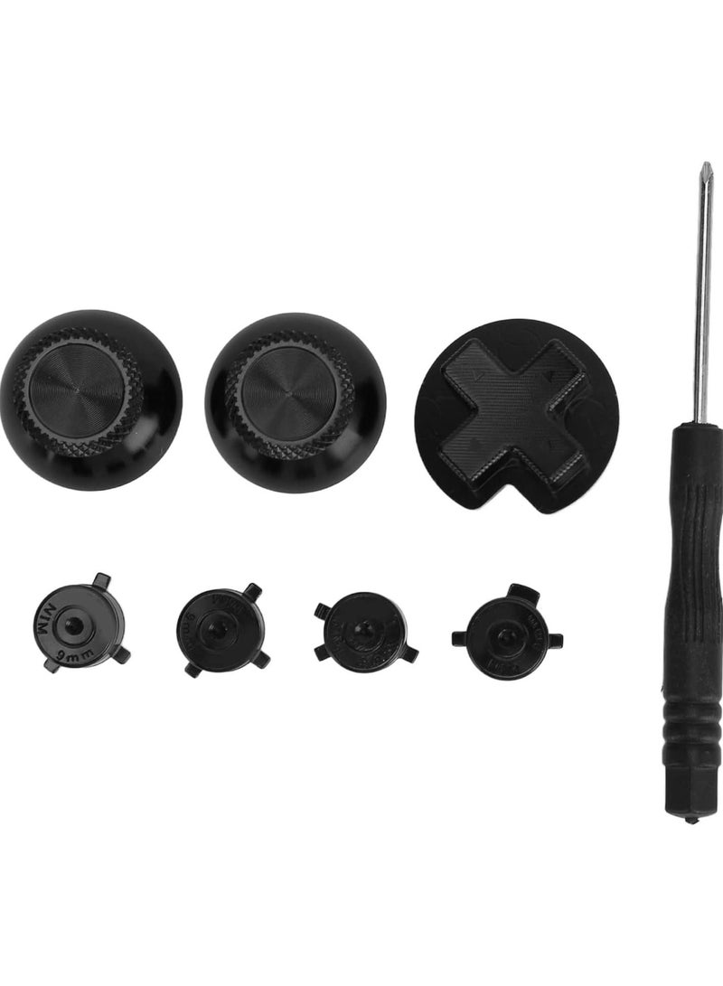 GGOOT Game Controller Button Parts, Game Controller Metal Button Comfortable Hand Feel Aluminum Alloy for Game Pad - Image 1