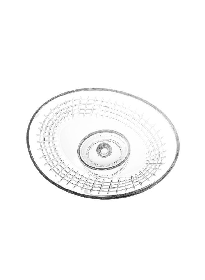 byblos ✨ Luxurious serving dish with a base – elegantly engraved crystal | A touch of luxury for your table | Large size 30x22 cm ✨ - Image 4