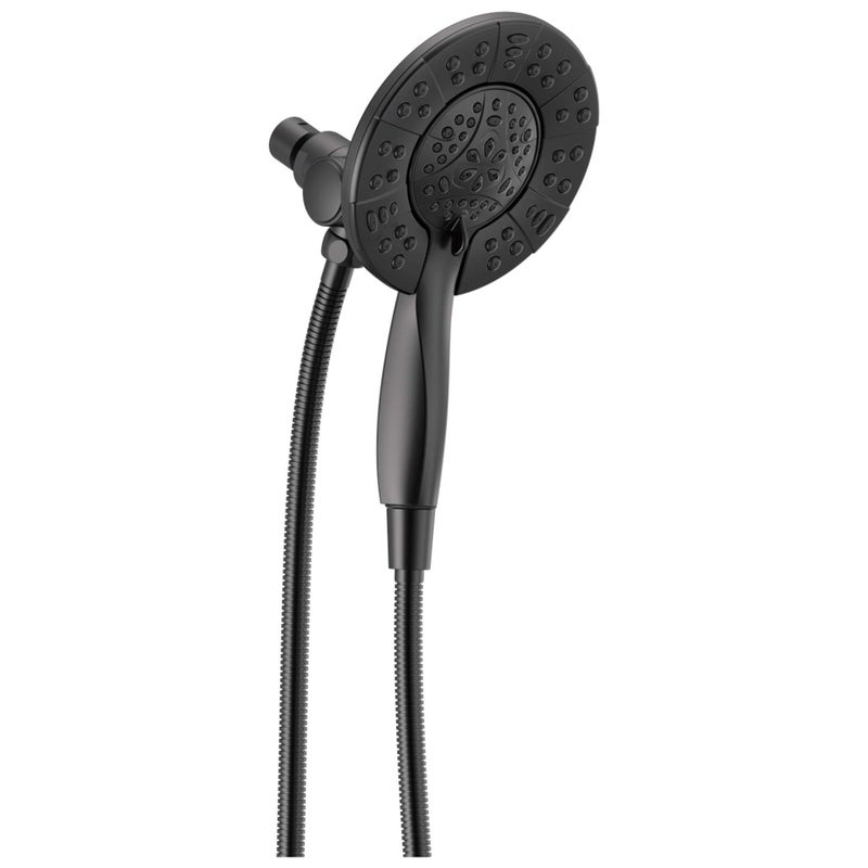 Delta Faucet 4-Spray In2Ition Dual Shower Head With Handheld Spray Matte Black Shower Head With Hose Showerheads & Handheld Showers Handheld Shower Heads Matte Black 58499-Bl - Image 1