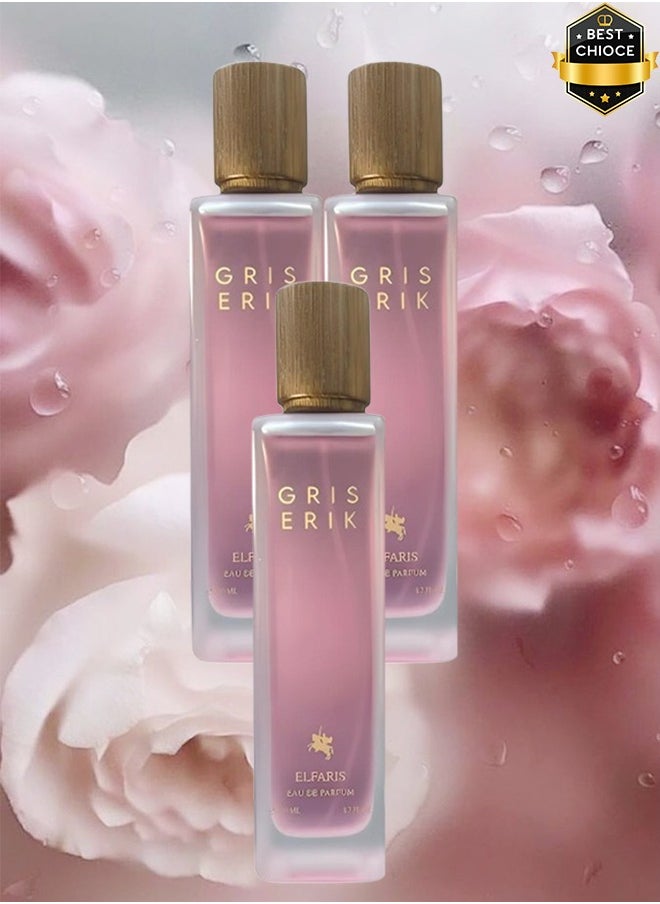 الفارس 3 قطع عطر جريس إريك للنساء 200 مل  - Image 1