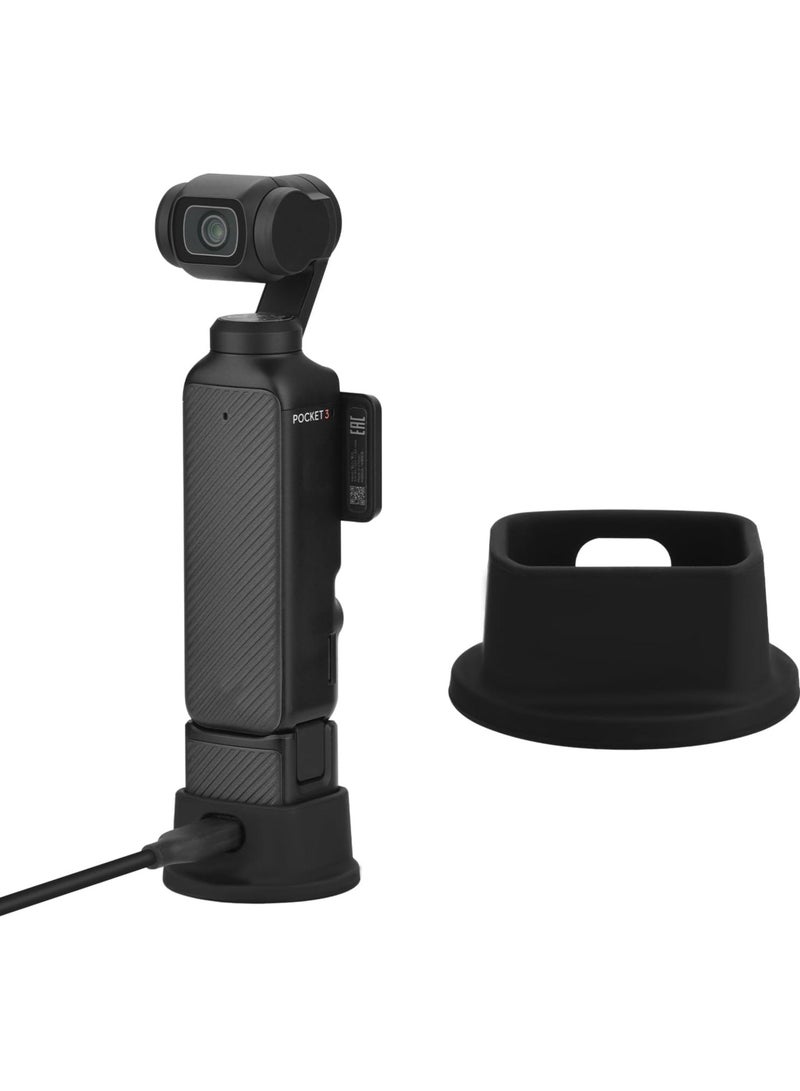 Camera Mount Stand Base for DJI OSMO Pocket 3 Desktop Stable Bracket Silicone Non-Slip Support Adapter Camera Mount Gimbal Camera Accessories  - Image 1