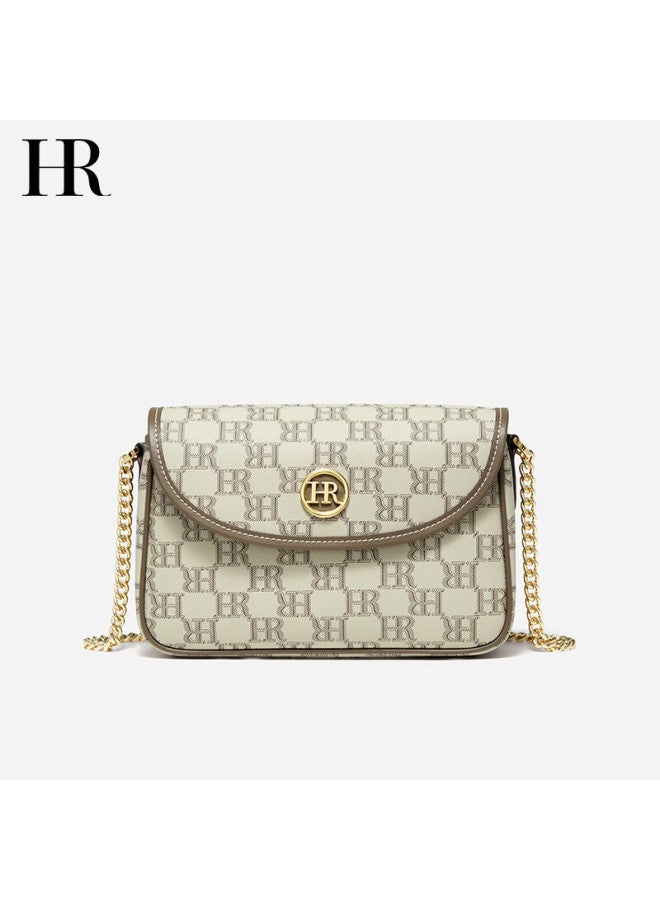 Hr Handbag Women's Printed Chain Bag Shoulder Crossbody Bag Versatile Casual Phone Pouch Birthday Gift - Image 1
