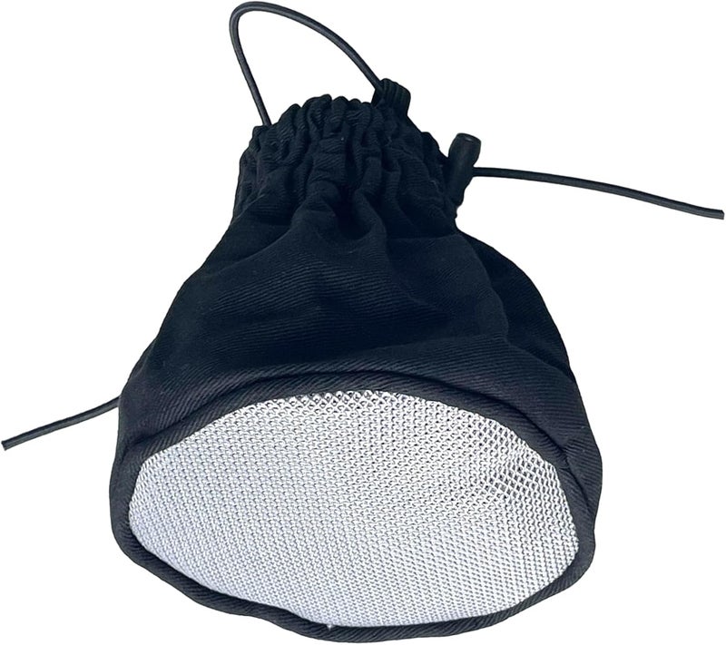 PKRFCJ Diffuser Sock for Hair Dryer Curly Hair, Foldable Travel Diffuser Hair Dryer Attachment, for Curly and Wavy Hair, Fits Most Standard Size Hair Dryers (Silver) - Image 1