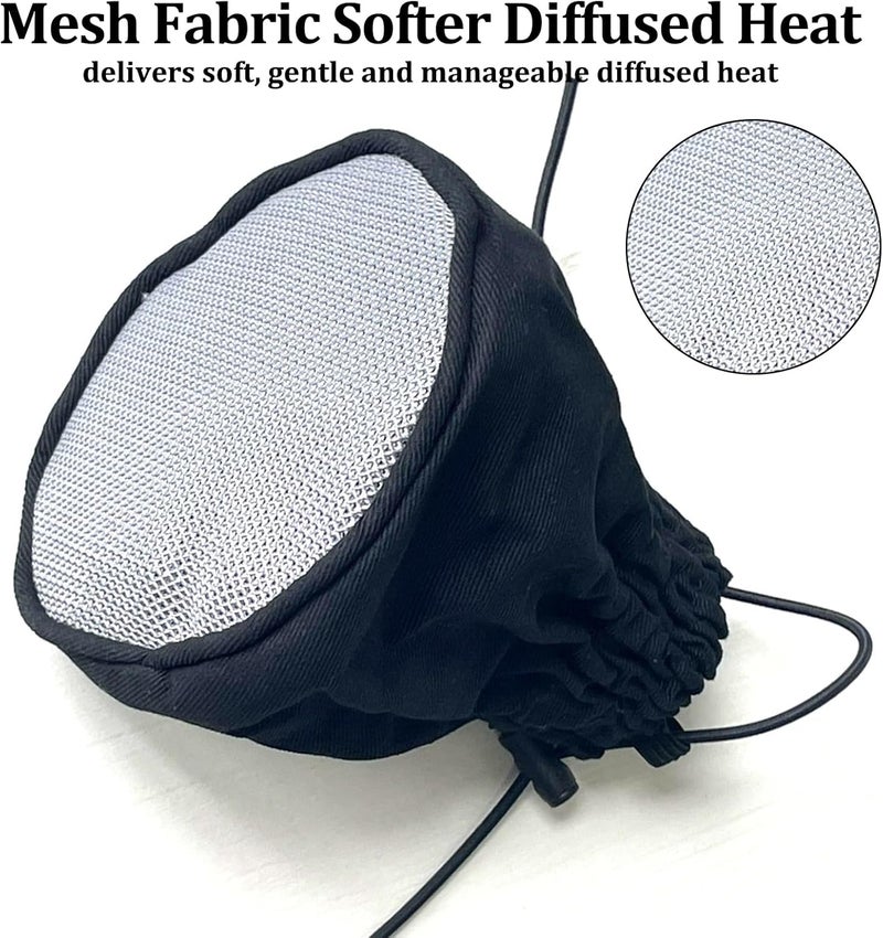 PKRFCJ Diffuser Sock for Hair Dryer Curly Hair, Foldable Travel Diffuser Hair Dryer Attachment, for Curly and Wavy Hair, Fits Most Standard Size Hair Dryers (Silver) - Image 4