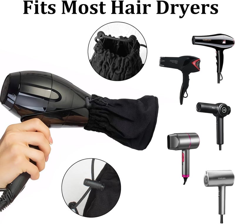 PKRFCJ Diffuser Sock for Hair Dryer Curly Hair, Foldable Travel Diffuser Hair Dryer Attachment, for Curly and Wavy Hair, Fits Most Standard Size Hair Dryers (Silver) - Image 3