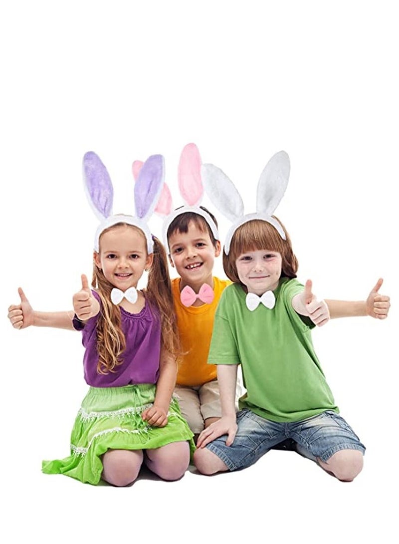 SYOSI 3 Sets Of Rabbit Ear Headband Role-Playing And Party Celebration Rabbit Costumes - Image 4