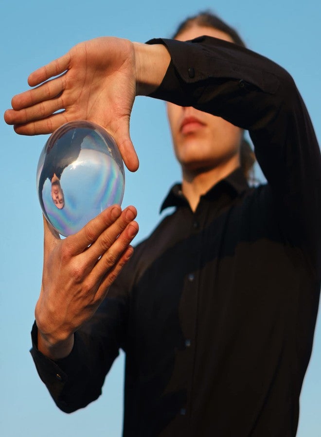 Kathfly Acrylic Contact Juggling Ball Small Transparent Practice Juggling Ball with Bag for Beginners Small Hands Cosplay, 7 cm/ 2.76 inches - Image 4