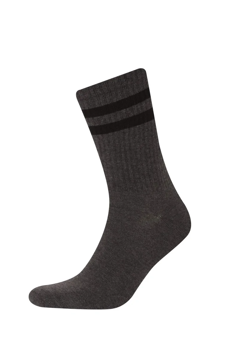 Defacto  Man Comfortable Elastic 5 Piece Cotton Long Socks for Men | Best Price UAE