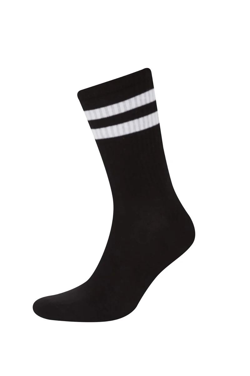 Defacto  Man Comfortable Elastic 5 Piece Cotton Long Socks for Men | Best Price UAE