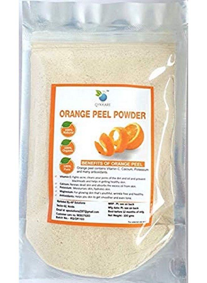 QYKKARE Hibiscus And Orange Peel Powder Combo Pack (100 Gm X 2) - Image 4