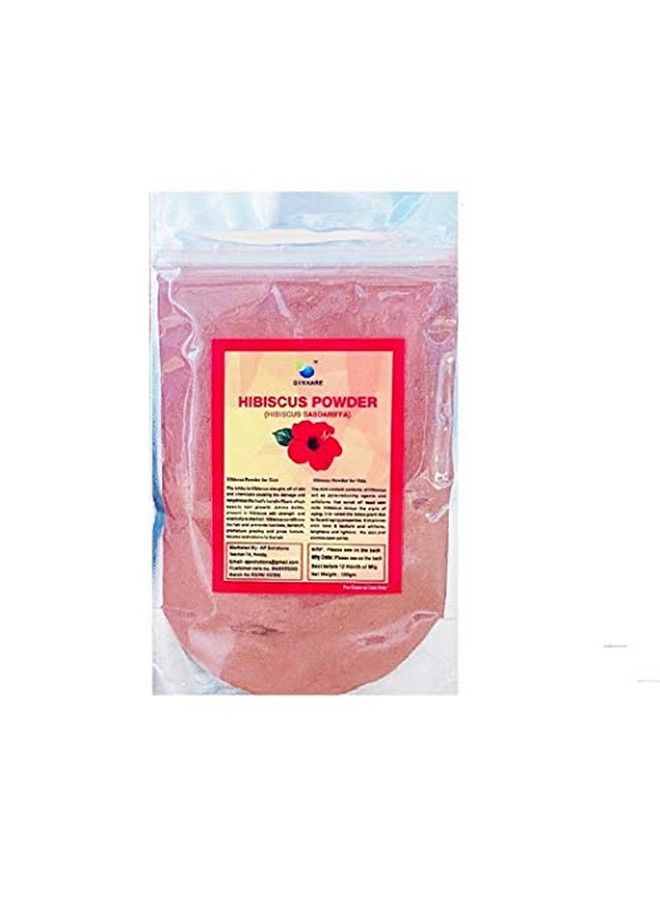 QYKKARE Hibiscus And Orange Peel Powder Combo Pack (100 Gm X 2) - Image 3