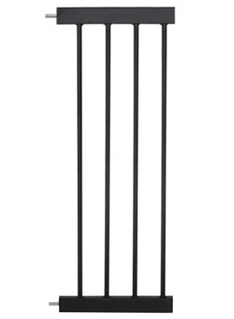 Baby Safe Wooden Safety Gate With 28Cm Black Extension - Natural Wood - Image 3