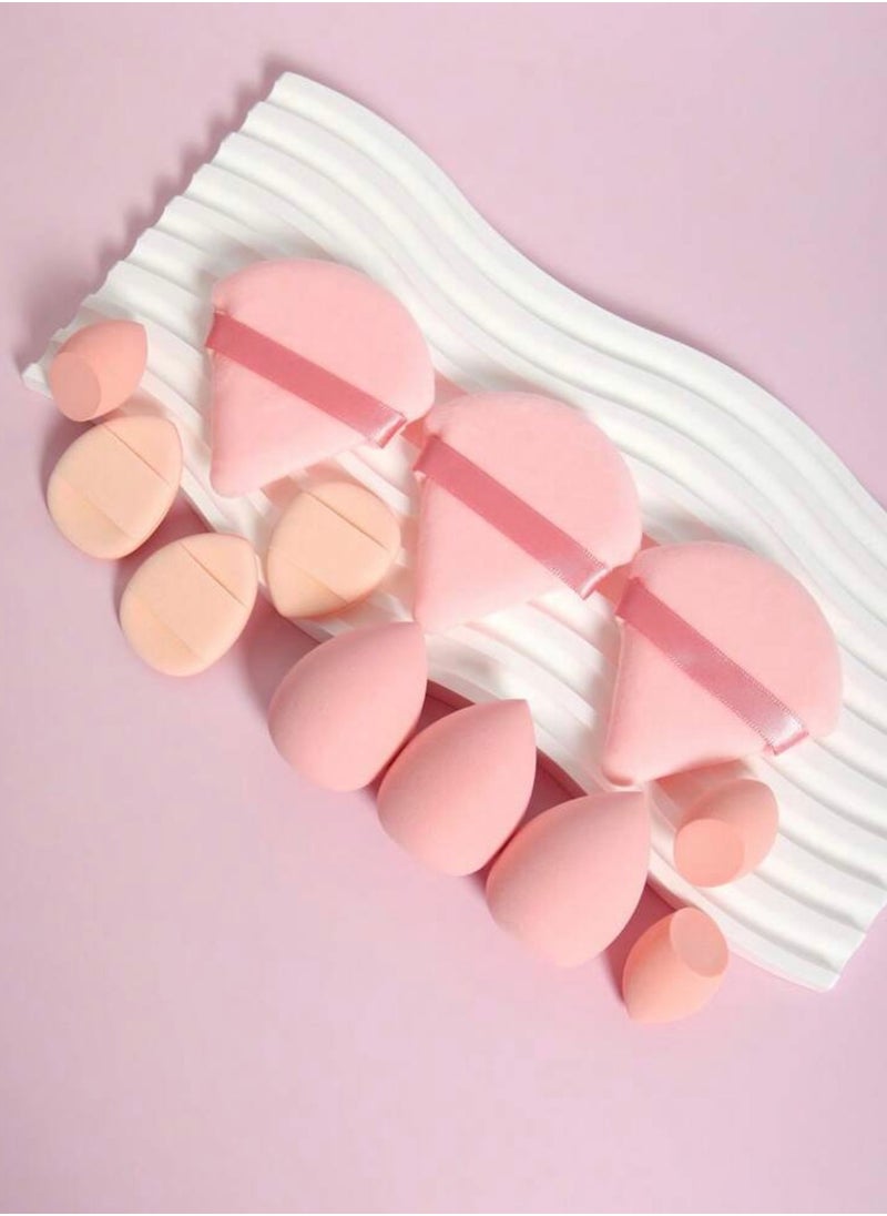 Shein - 12 Pieces Makeup Sponges Blender Make up Daily use different sizes - Image 1