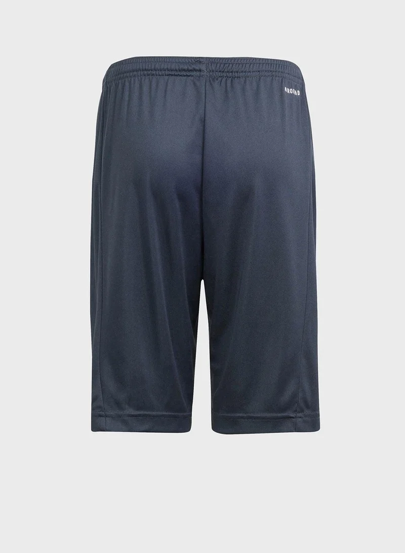 Adidas U Tr-Es Logo Sh Grey Training Shorts 5-6Y