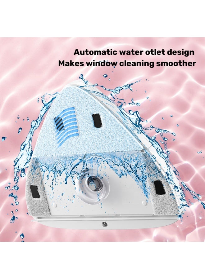 يلا جوي فرشاة تنظيف الزجاج المغناطيسية - منظف زجاج منزلي مزدوج الجوانب مع خزان مياه لتنظيف النوافذ بسهولة، ممسحة غسيل النوافذ، أداة فرشاة تنظيف النوافذ (3-8 سم) - Image 3