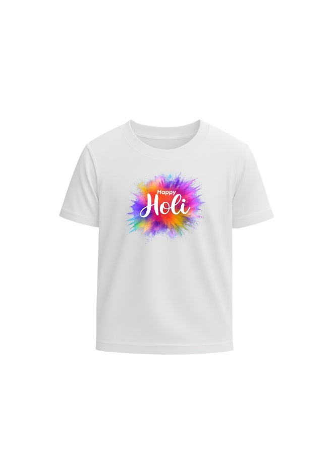 برينت شوب فور مي احتفال هولي - قمصان هولي المتطابقة للزوجين - قمصان هولي للزوجين - قمصان هولي المتطابقة للرجال والنساء برقبة دائرية وأزواج هولي - Image 1