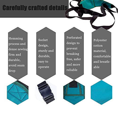 zuylikxy Medical Restraint-Bed Restraint Strap for Elderly Safety, Wheelchair Seat Belt, Chest Strap, Nursing Patient Anti-Bed Restraint, Safety System to Control Limbs for Post-Operative Patients - Image 5