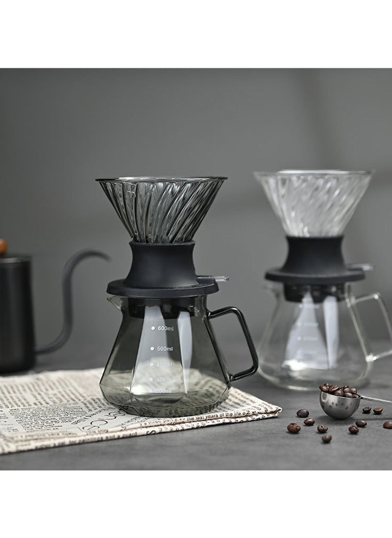 LKTOCAFT Smart Coffee Dripper Set: Manual Pour Over Coffee Maker with Glass Carafe, Reusable Filter, and Scale - Perfect for Home, Cafe, or Camping- Ideal Gift Kit  - Image 2
