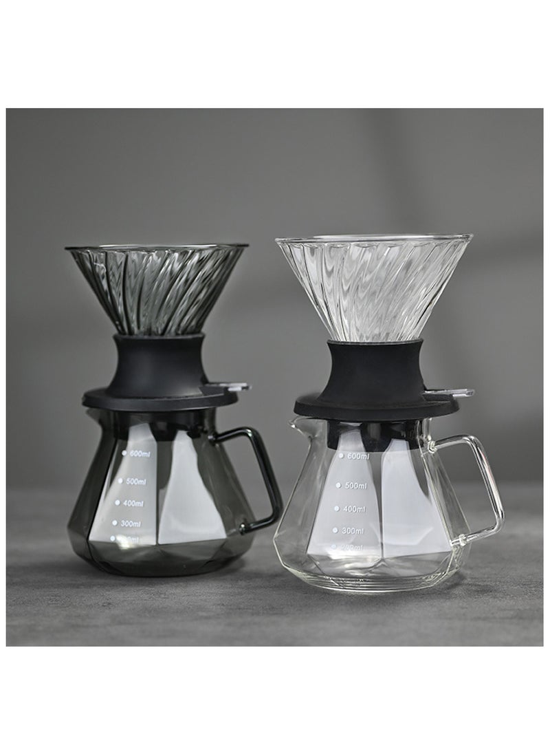 LKTOCAFT Smart Coffee Dripper Set: Manual Pour Over Coffee Maker with Glass Carafe, Reusable Filter, and Scale - Perfect for Home, Cafe, or Camping- Ideal Gift Kit  - Image 4