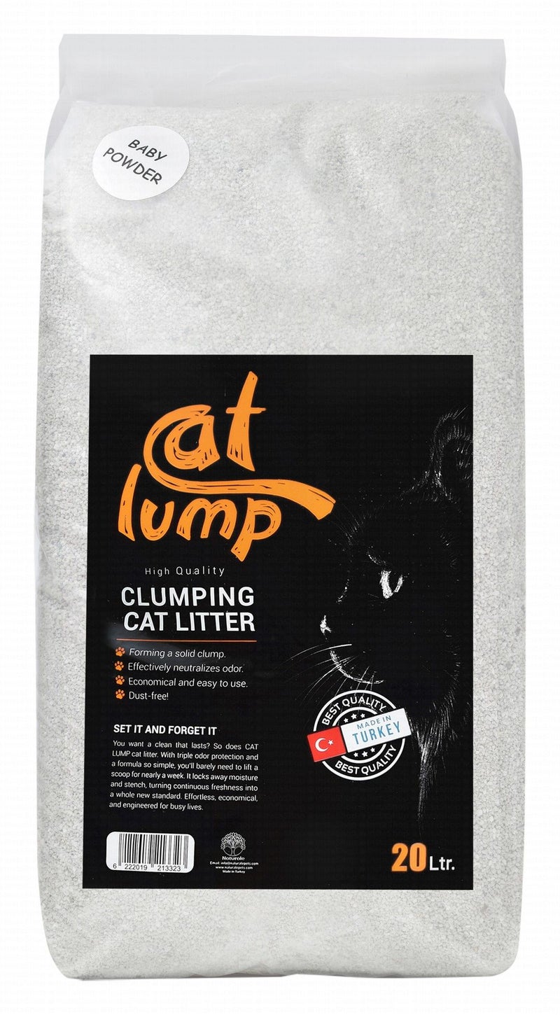 Cat Lump Cat Litter Baby Powder Scent - 20 L