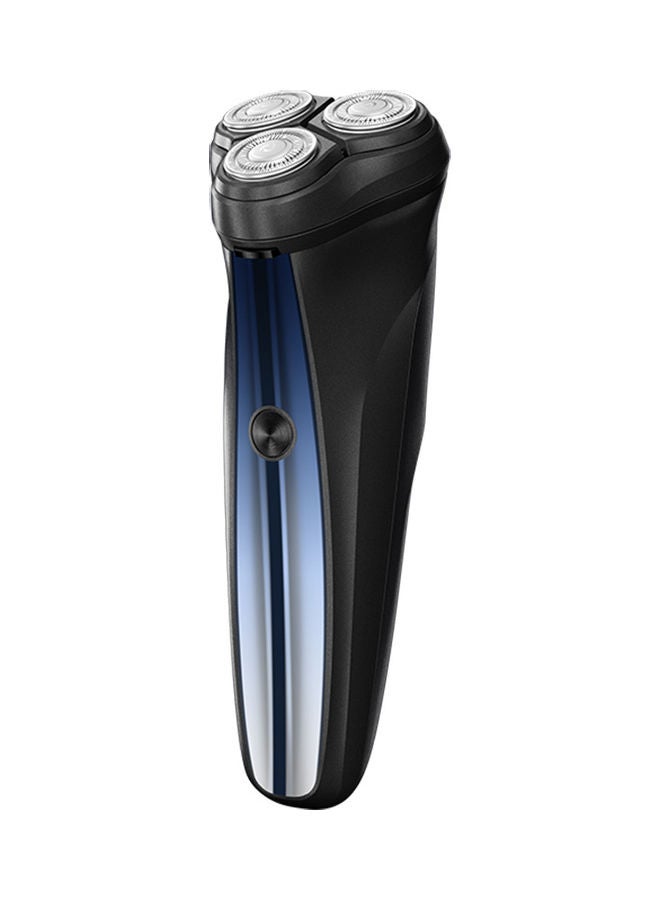 NIBEMINENT 3D Rechargeable Electric Shaver Black/Blue - Image 1