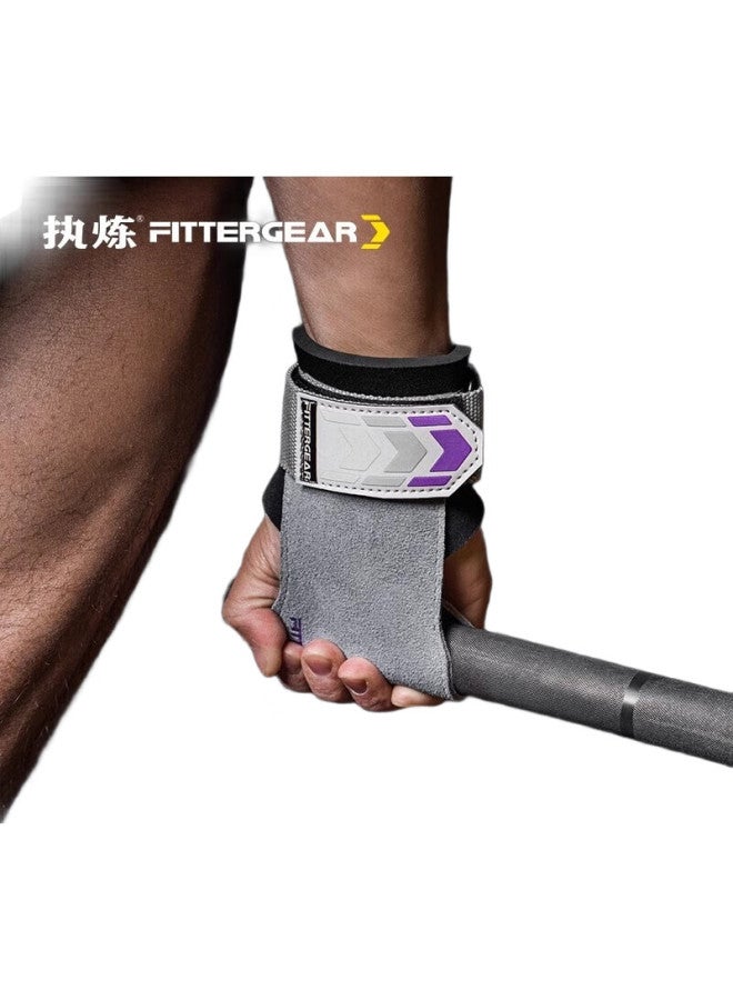 FITTERGEAR مقوي قوة القبضة، حزام مساعدة السحب، دعم الرفعة المميتة، قفازات حماية اليد، واقي المعصم، حزام القوة - Image 2