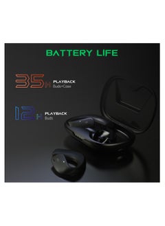BLACK SHARK Comfortable Immersive Earphone With Open Ear Wireless Design, 35H Long Battery Life,5.3 Bluetooth Connectivity and IPX67 Water Resistance T20 - Black  - Image 5