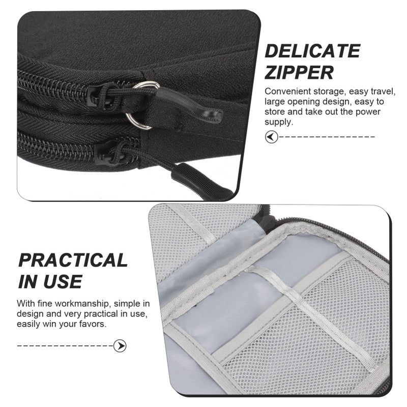 Double Layer Waterproof Electronic Organizer Bag Portable Tech Accessories Pouch For Travel Chargers Cables Headphones - Image 4