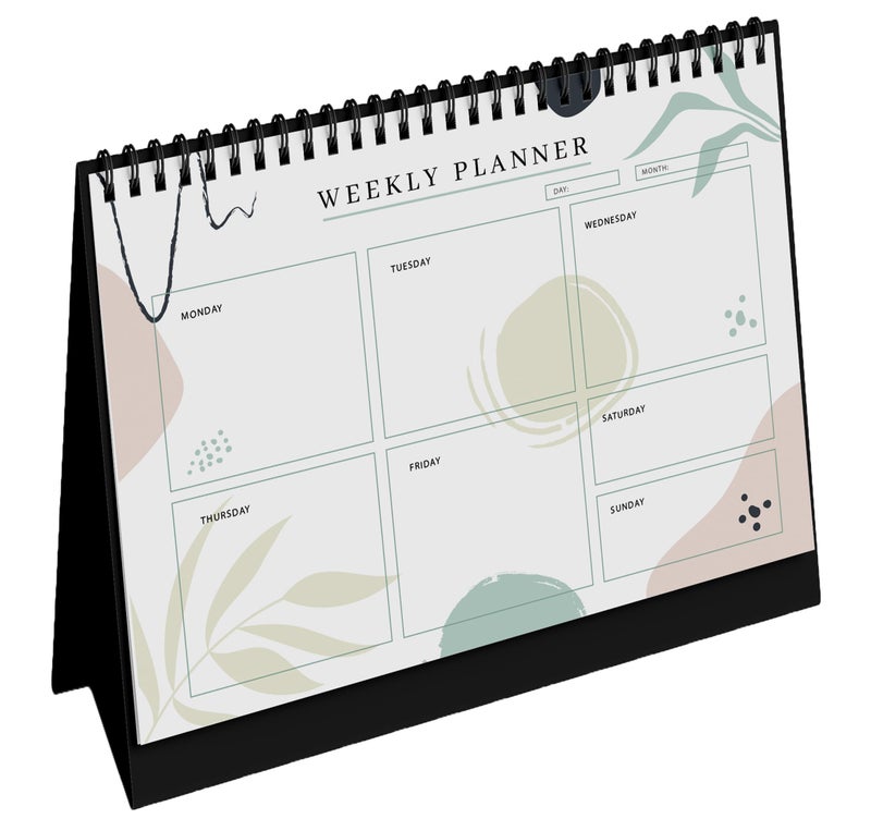 AccuPrints Weekly Dashboard Planner | 120 GSM | 52 Undated Weekly Sheets | Productivity Planner Wiro Bound, 18 x 24 cm or 7 x 10 inch - Image 4
