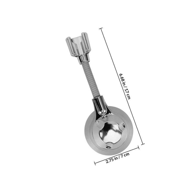 Small Shower Handle Holder Convenient Shower Handle Mount Bathroom Hand Shower Holder Rack - Image 2