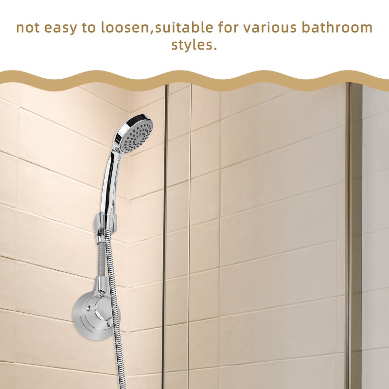 Small Shower Handle Holder Convenient Shower Handle Mount Bathroom Hand Shower Holder Rack - Image 4
