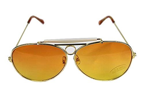 costumebase Las Vegas Fear and Loathing Orange Lens Sunglasses Glasses Hunter S. Thompson - Image 1